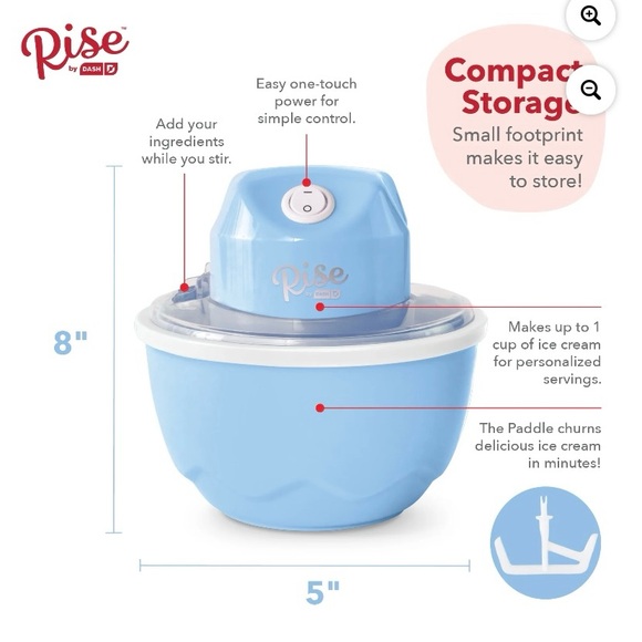 Rise Personal Ice Cream Maker - Picture 3 of 13
